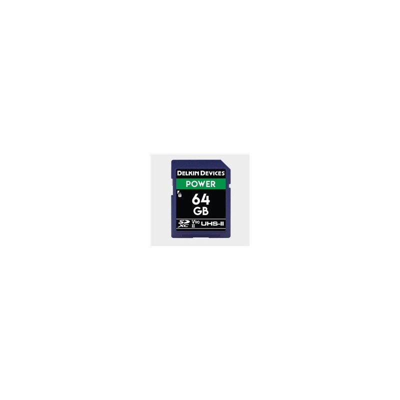 Delkin SD Power 2000X UHS-II U3 (V90) R300/W250 64GB