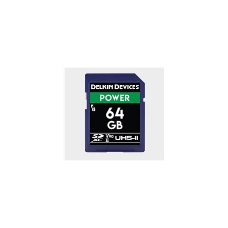 Delkin SD Power 2000X UHS-II U3 (V90) R300/W250 64GB