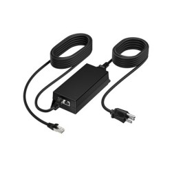 Poly PoE++ 65W 2.5G Adapter with 3.66m CAT6A Cable and Power Cord