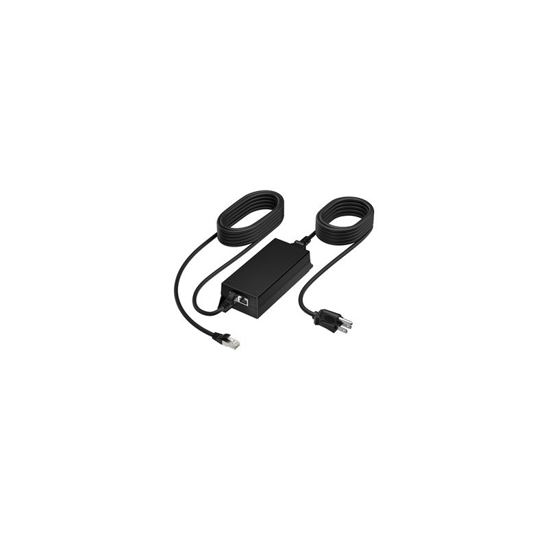 Poly PoE++ 65W 2.5G Adapter with 3.66m CAT6A Cable and Power Cord