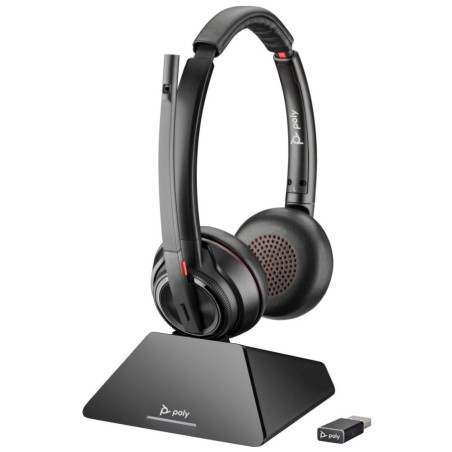 Poly Savi 8220 UC-M náhlavní souprava, DECT, ANC, USB-A, stereo