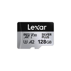 Lexar microSDXC Professional SILVER Plus UHS-I/U3/A2/4K R205/W150 (V30) 128GB