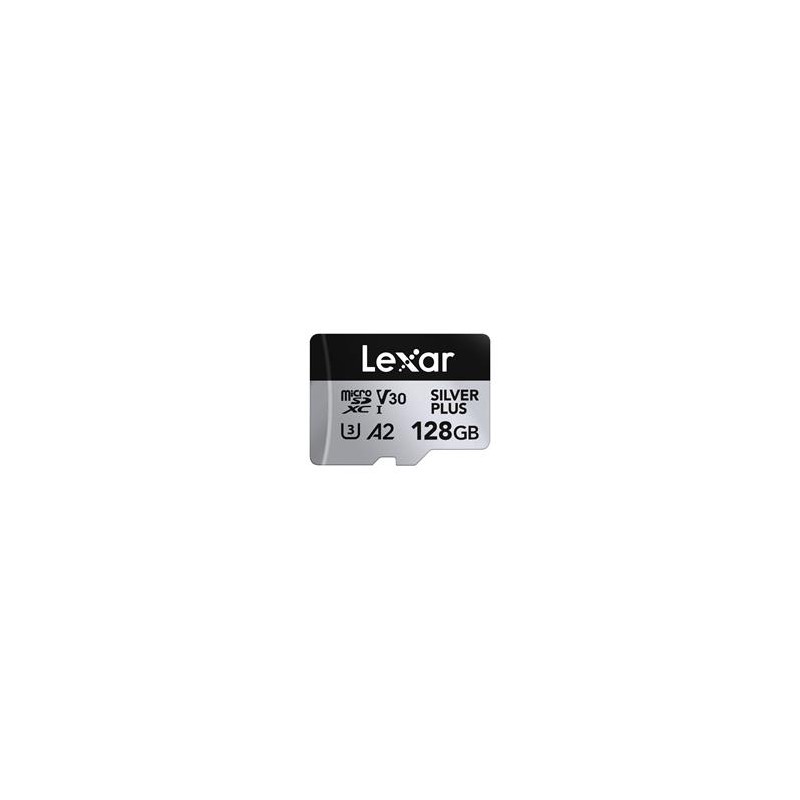 Lexar microSDXC Professional SILVER Plus UHS-I/U3/A2/4K R205/W150 (V30) 128GB