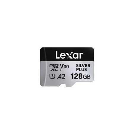 Lexar microSDXC Professional SILVER Plus UHS-I/U3/A2/4K R205/W150 (V30) 128GB