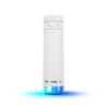HidrateSpark PRO 2 chytrá lahev s brčkem, 621 ml, bílá