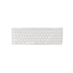 RAPOO klávesnice E9100M, bezdrátová, Ultra-slim, CZ/SK, bílá