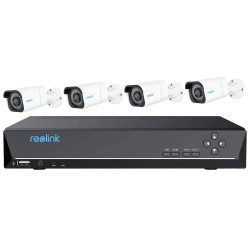 REOLINK bezpečnostní kamerový set NVS8-8MB4, RLK8-800B4, 4x Kamera, 8MP, 2TB