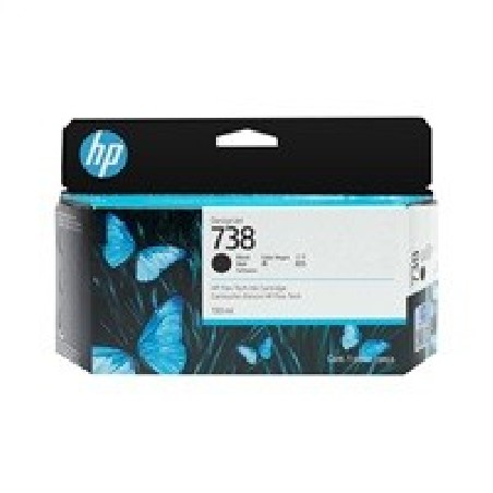HP 738 130-ml Black DesignJet Ink Cartridge