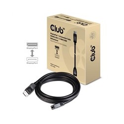 Club3D Kabel prodlužovací DisplayPort 1.4 8K 60Hz DSC 1.2 HBR3 HDR Bidirectional (M/F), 3m