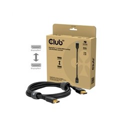 Club3D Kabel DisplayPort 2.1 na DisplayPort 2.1, VESA DP80, 8K240Hz/10K60Hz (M/M), 2m, černá