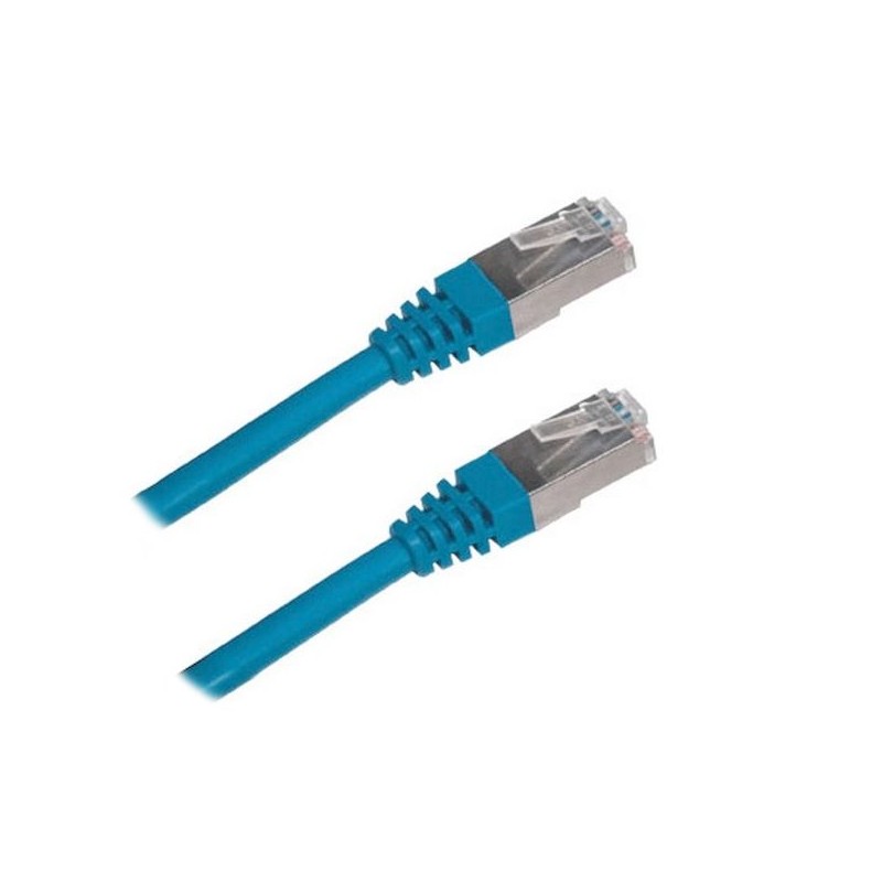 XtendLan patch kabel Cat6, FTP - 0,5m, modrý (prodej po 10 ks)