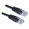 XtendLan patch kabel Cat5E, UTP - 0,25m, černý (prodej po 10 ks)