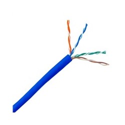 BAZAR - UTP kabel PlanetElite, Cat5E, licna(lanko), PVC, modrá, 305m - POŠKOZENÝ OBAL