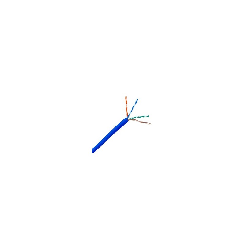 BAZAR - UTP kabel PlanetElite, Cat5E, licna(lanko), PVC, modrá, 305m - POŠKOZENÝ OBAL