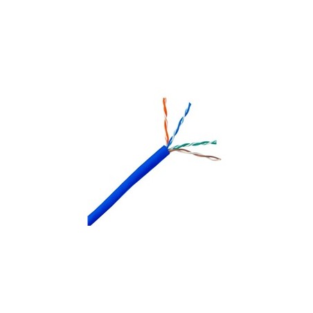 BAZAR - UTP kabel PlanetElite, Cat5E, licna(lanko), PVC, modrá, 305m - POŠKOZENÝ OBAL