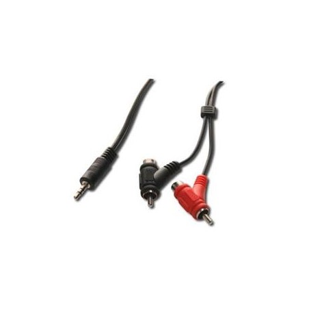 PremiumCord Kabel Jack 3.5mm-2xCINCH+2xCINCH M/M 2m KJACKCINA2