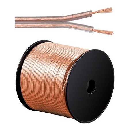 PremiumCord Kabely na propojení reprosoustav 99,9% měď 2x0,75mm2 1m KJPR03