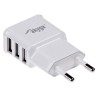 Akyga Síťová USB nabíječka 240V 3100mA 3xUSB bílá