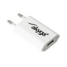 Akyga Síťová USB nabíječka 240V 1000mA 1xUSB bílá