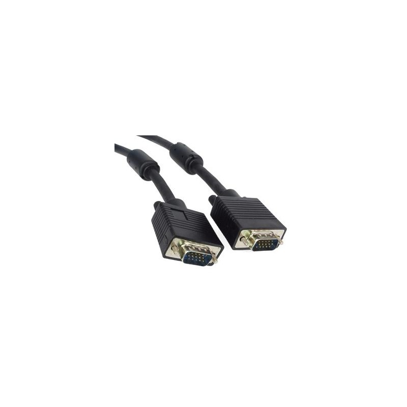 PremiumCord Kabel k monitoru HQ (Coax) 2x ferrit,SVGA 15p, DDC2,3xCoax+8žil, 25m