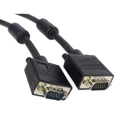 PREMIUMCORD Kabel VGA propojovací 25m (SVGA, HD15M/M, dvojité stínění, feritová jádra)