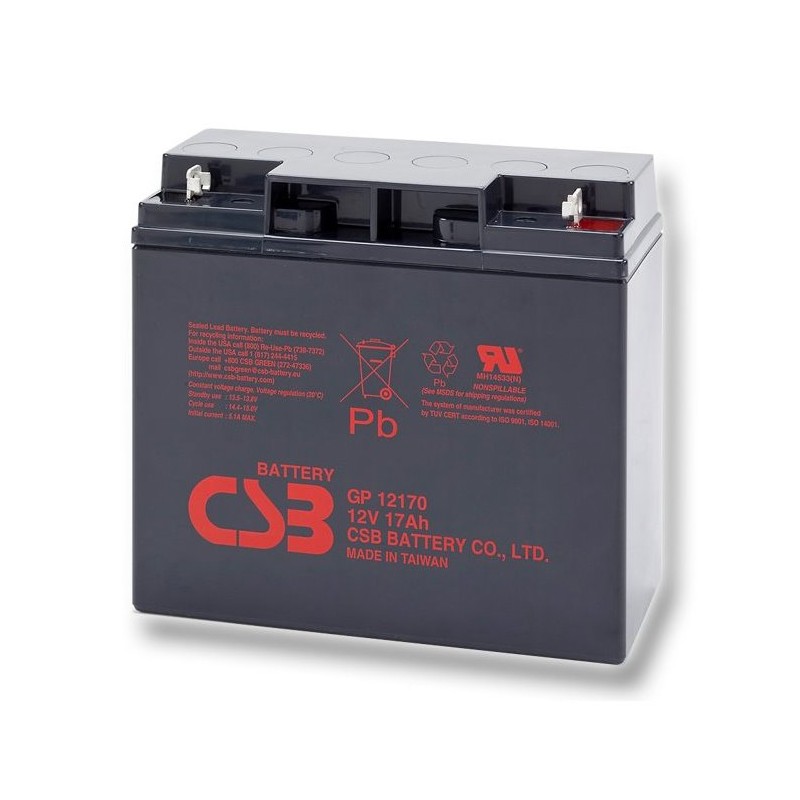 CSB Náhradni baterie 12V - 17Ah GP12170 - kompatibilní s RBC7/11/49/50/55