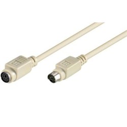 PremiumCord Kabel prodluž. kláv. PS/2 5m