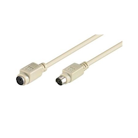 PremiumCord Kabel prodluž. kláv. PS/2 5m