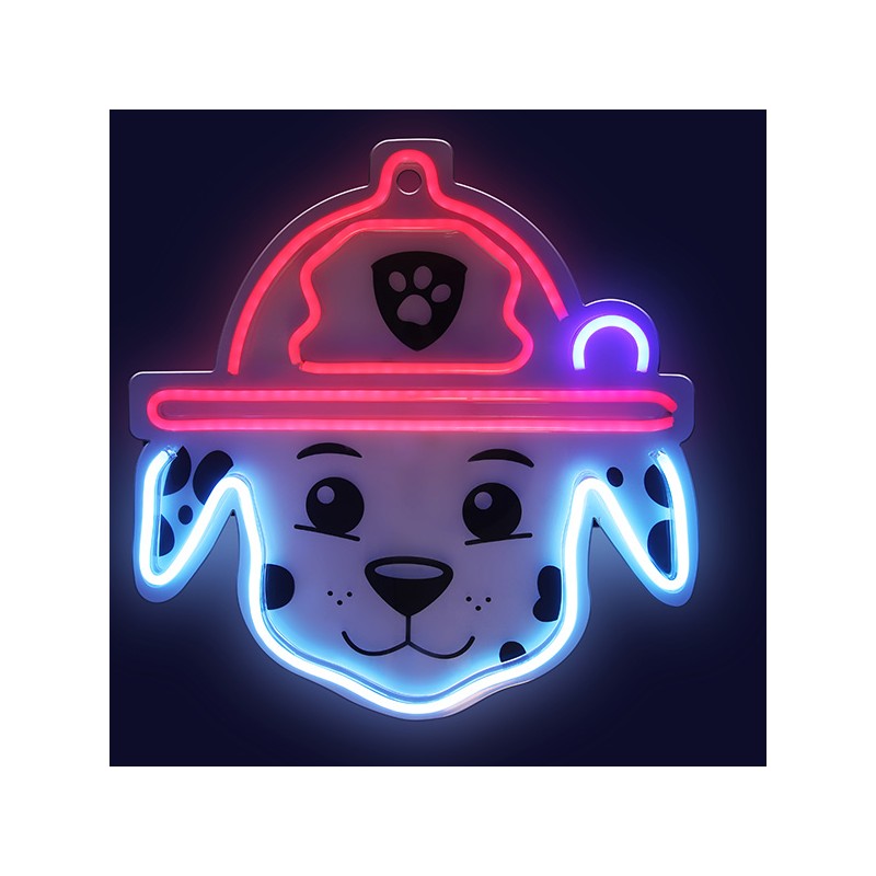 Dekorativní LED neon Tlapková patrola - Marshall