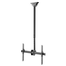 STELL stropní plohovatelný držák single na TV 40"- 70" SHO 3900, nosnost 50kg - černá