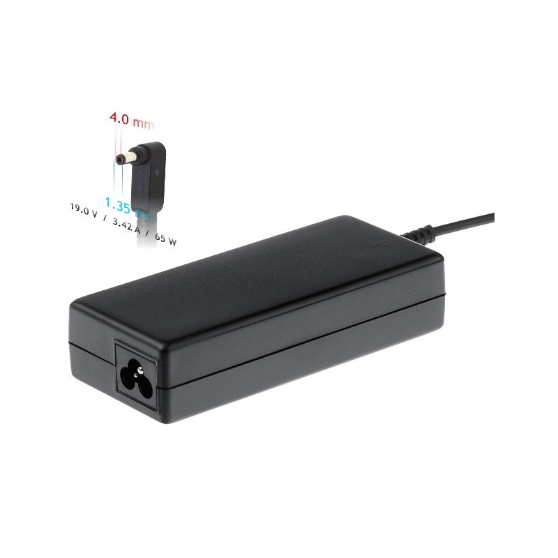 Akyga Nabíjecka na notebook 19V/3.42A 65W 4.0 x 1.35 mm pro Asus