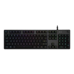 Logitech G512 Carbon RGB Mechanical Gaming Keyboard, GX Blue (Clicky) - CARBON - US INT'L - INTNL