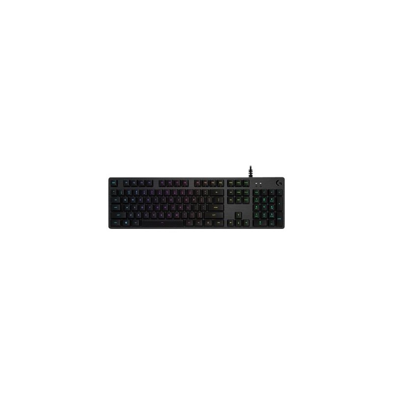 Logitech G512 Carbon RGB Mechanical Gaming Keyboard, GX Blue (Clicky) - CARBON - US INT'L - INTNL
