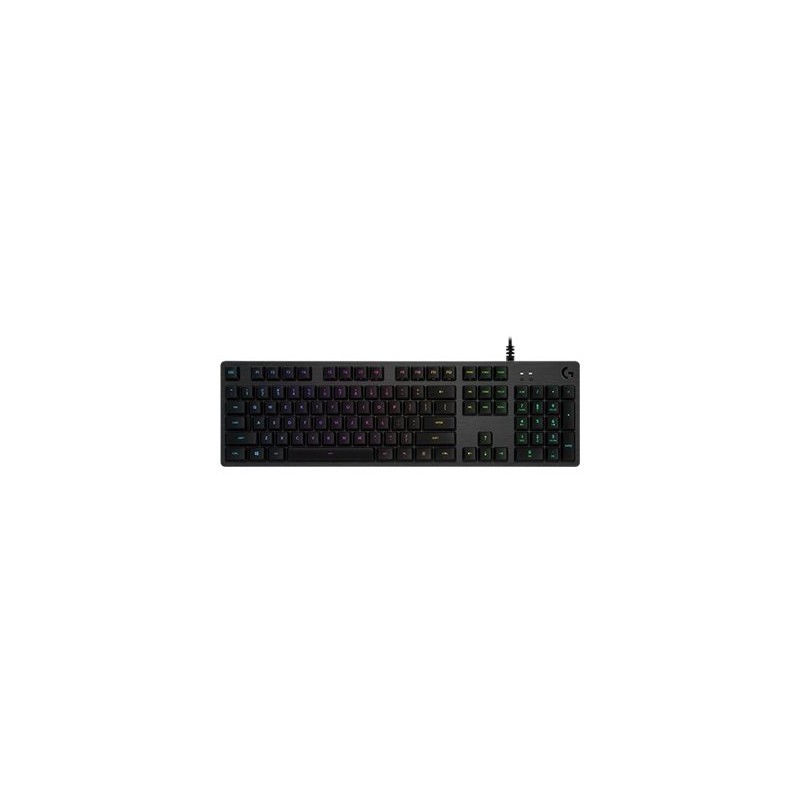 Logitech G512 CARBON LIGHTSYNC RGB Mechanical Gaming Keyboard with GX Brown switches - CARBON - UK - INTNL