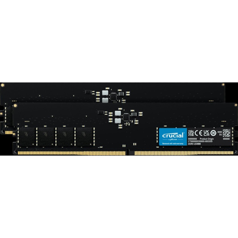 Crucial DDR5 64GB (2x32GB) DIMM 4800MHz CL40 černá