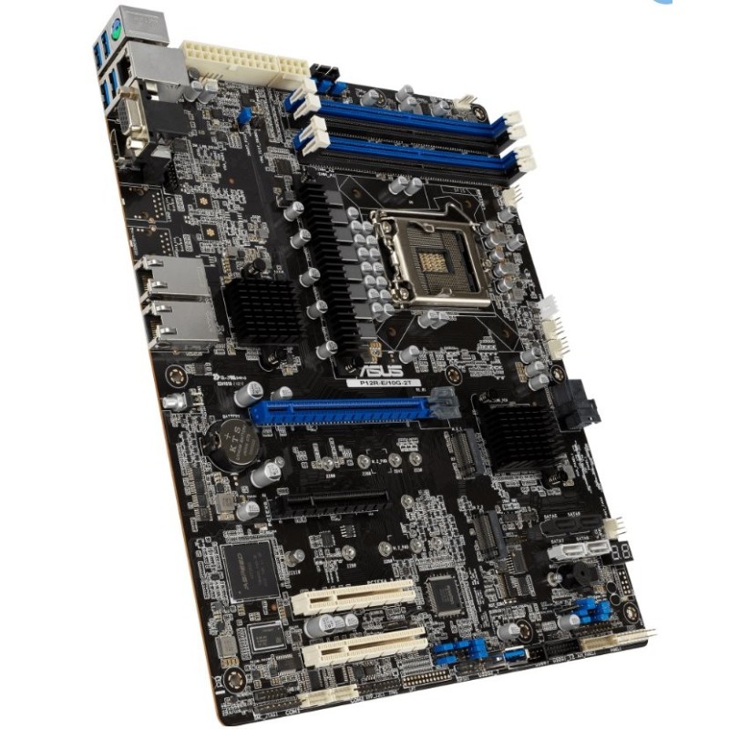 ASUS P12R-E/LGA-1200, C256, ATX, 4DIMM, 1*PCIe x16 slot, 3*PCIe x8 slots, 2*M2, 1 x Dual Port Intel X710-AT2 10G… 90SB0AI0M0UAY0