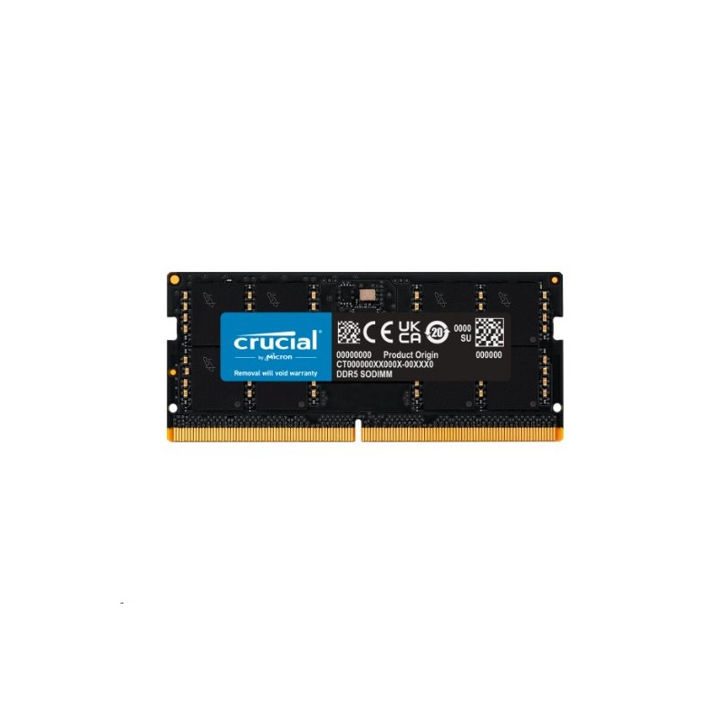 Crucial DDR5 48GB SODIMM 5600MHz CL46 (16Gbit)