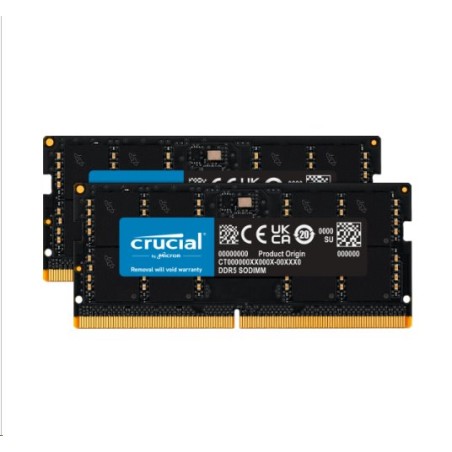 Crucial DDR5 64GB (2x32GB) SODIMM 5600MHz CL46 (16Gbit)