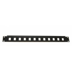 Eurocase panel na kabely RGA-28-1U 19" - 12 port