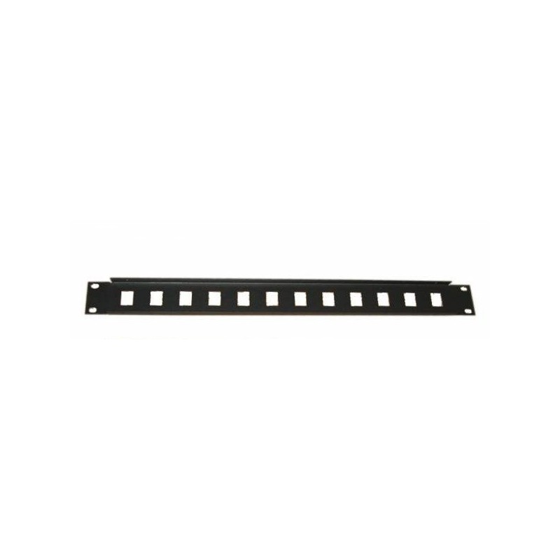 Eurocase panel na kabely RGA-28-1U 19" - 12 port