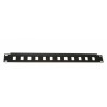 Eurocase panel na kabely RGA-28-1U 19" - 12 port