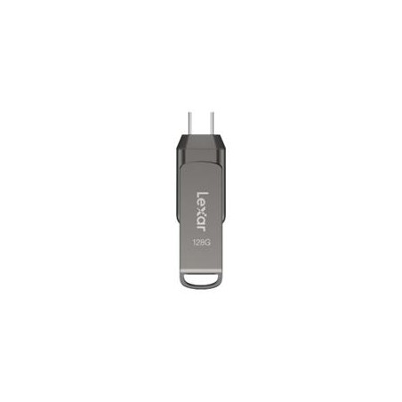 Lexar flash disk 128GB - JumpDrive D400 Dual USB-C & USB-A 3.1 (čtení až 130MB/s)