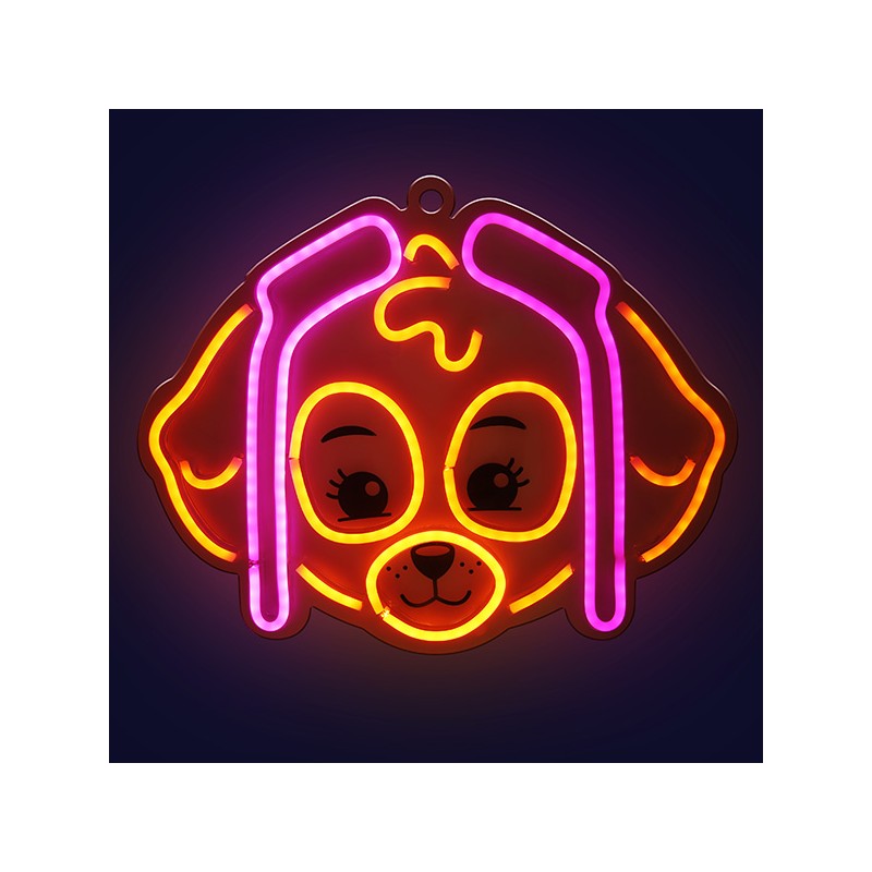 Dekorativní LED neon Tlapková patrola - Skye