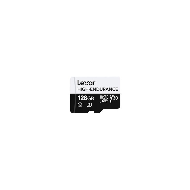 Lexar paměťová karta 128GB High-Endurance microSDHC/microSDXC™ UHS-I card, (čtení/zápis:100/45MB/s) C10 A1 V30 U3