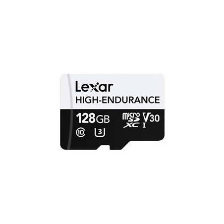 Lexar paměťová karta 128GB High-Endurance microSDHC/microSDXC™ UHS-I card, (čtení/zápis:100/45MB/s) C10 A1 V30 U3