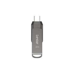 Lexar JumpDrive Dual Drive D400 Type-C/Type-C & Type-A, up to 100MB/s read (USB 3.1) 32GB