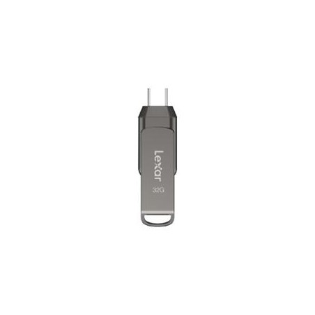 Lexar JumpDrive Dual Drive D400 Type-C/Type-C & Type-A, up to 100MB/s read (USB 3.1) 32GB