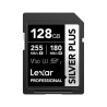 Lexar paměťová karta 128GB Professional SILVER PLUS SDXC™ UHS-I, čtení/zápis: 205/150MB/s