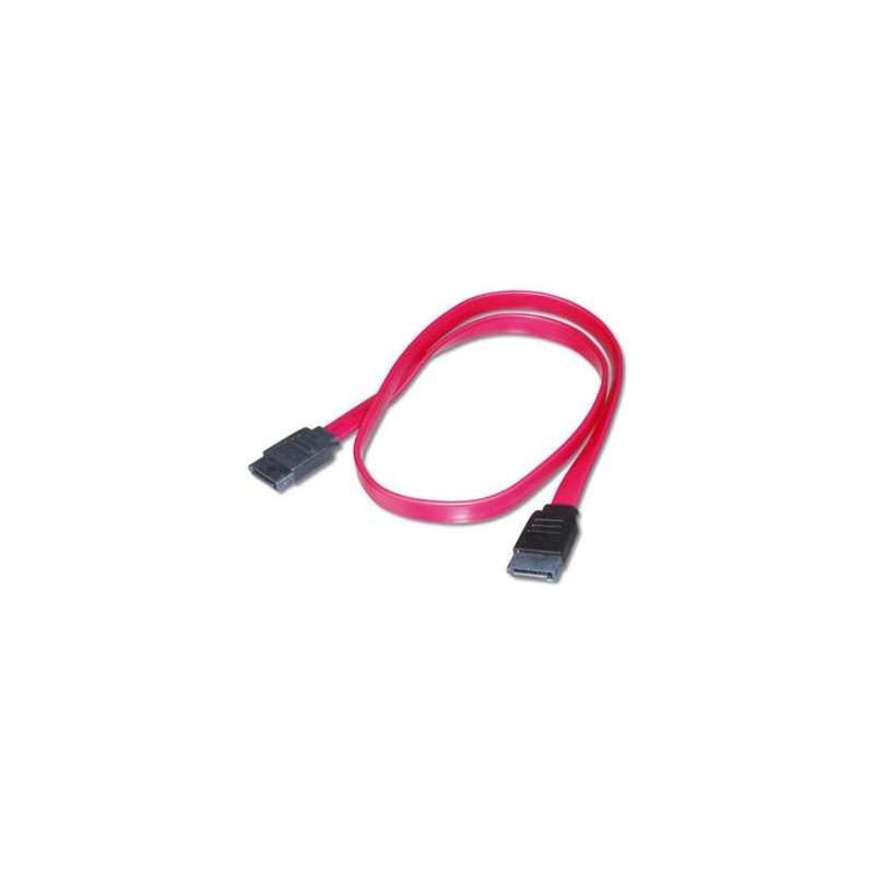 PremiumCord 1,0m datový kabel SATA 1.5/3.0 GBit/s červený