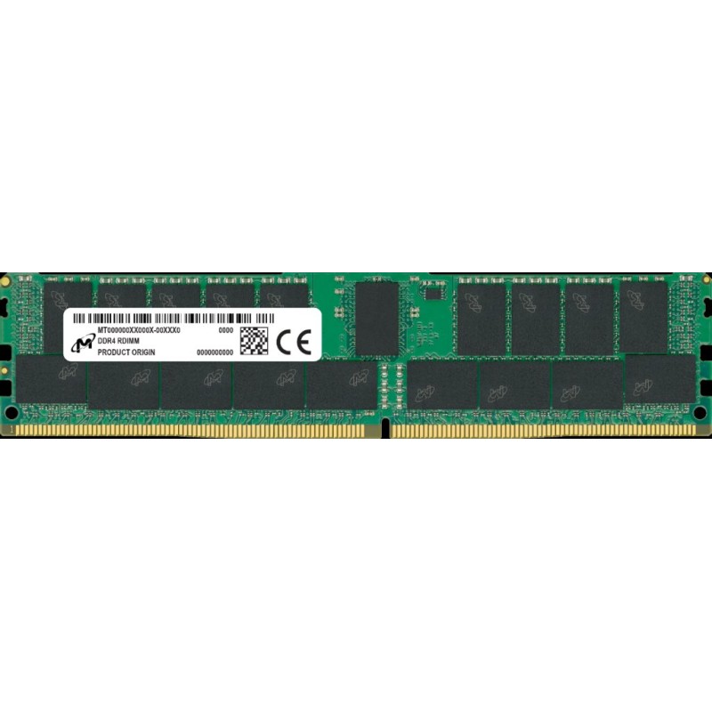 Micron DDR4 RDIMM 16GB 2Rx8 3200 CL22 (Single Pack) MTA18ASF2G72PDZ3G2R